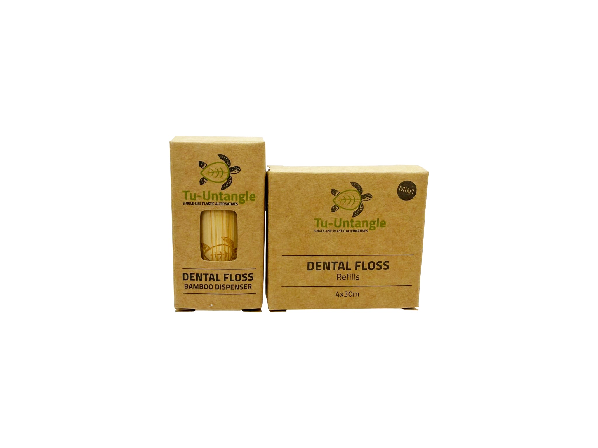 Natuurlijke tandzijde set