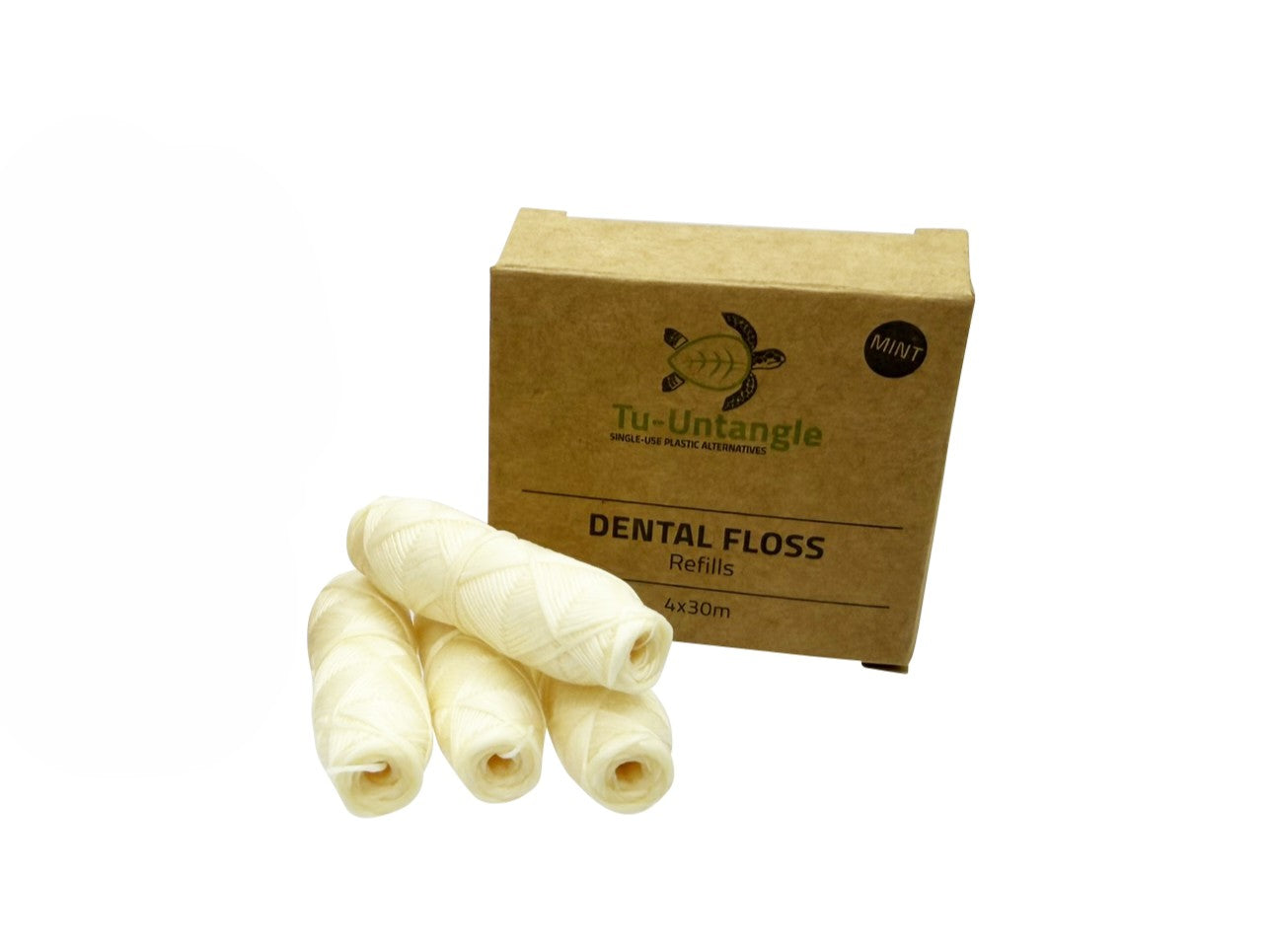 Natuurlijke tandzijde set